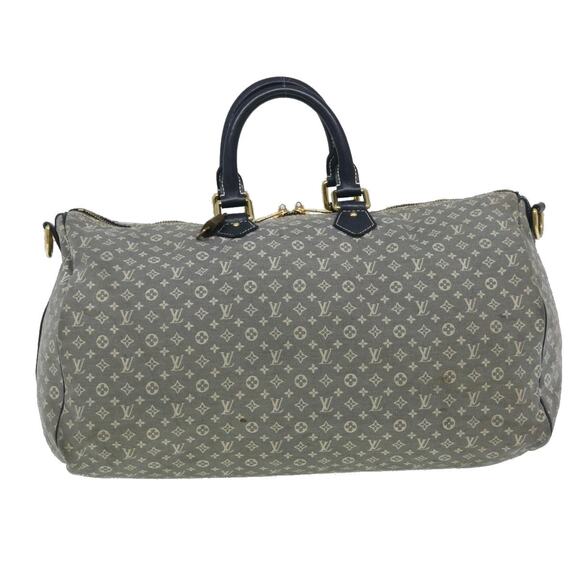 LOUIS VUITTON Monogram Idylle Speedy Voyage Boston Bag Navy M56706 - Picture 13 of 16